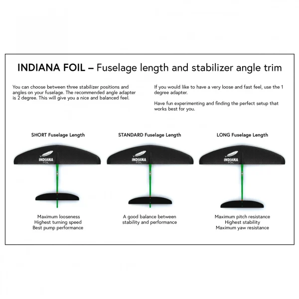 Indiana – Foil Surf & Wing Fuselage (incl. Cartridge) soldes 5